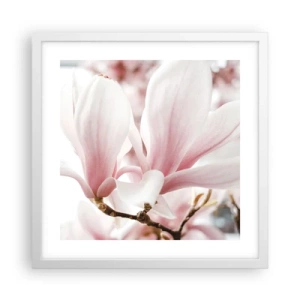 Affisch i vit ram - Oändlig känslighet - 40x40 cm