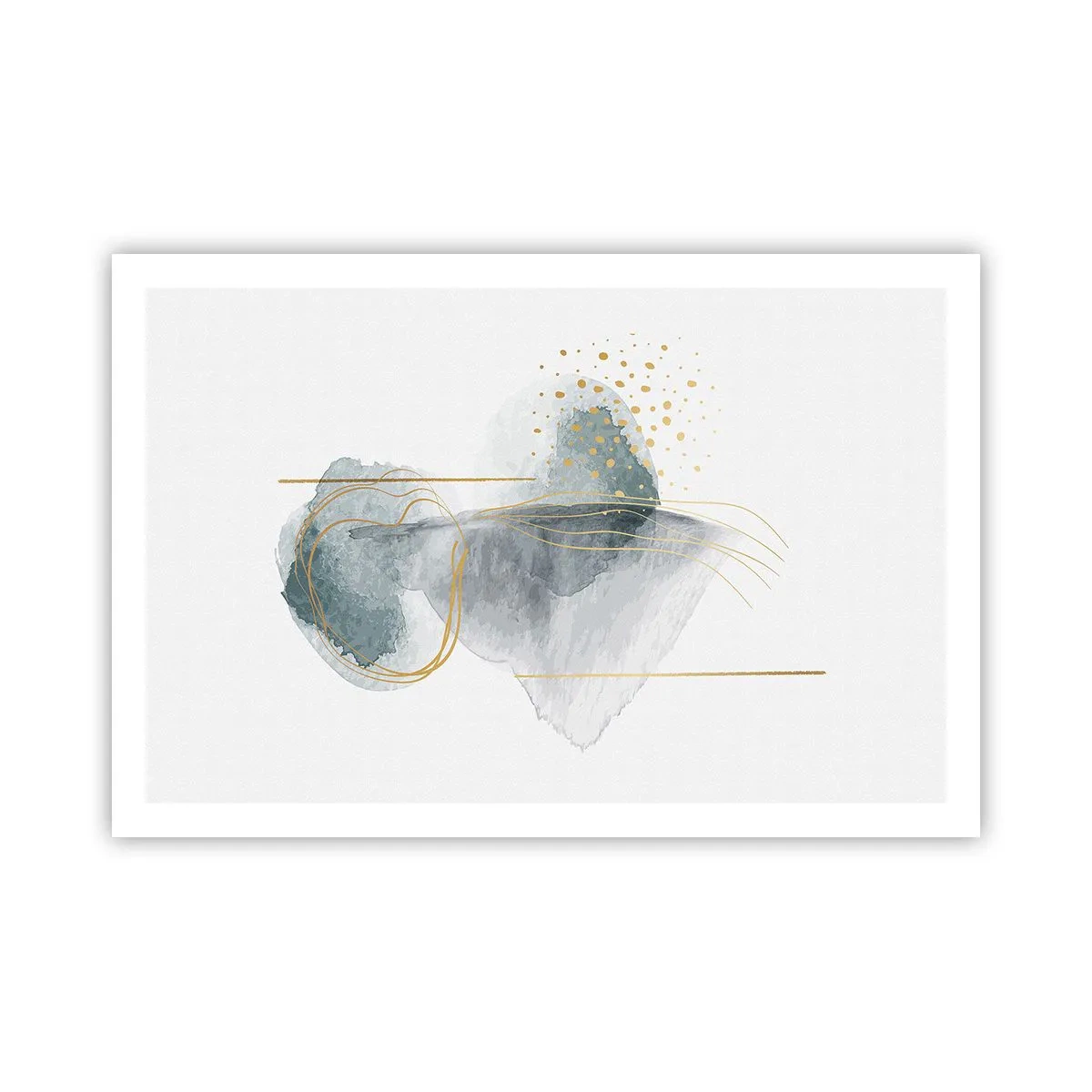 Affisch - Om gråhetens och guldets förhållanden - 91x61 cm