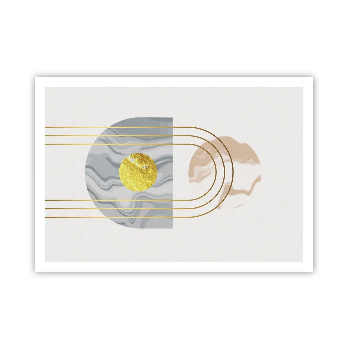 Affisch - Ljushet och sken - 100x70 cm