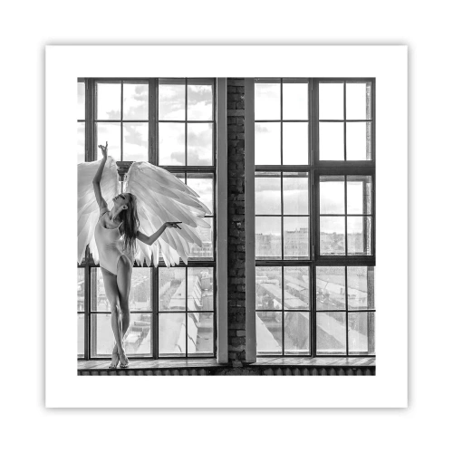 Affisch - Änglarnas stad? - 40x40 cm