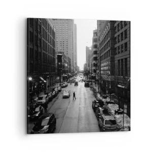 Canvastavla - Bild på duk - Nästa dag som varje dag - 70x70 cm