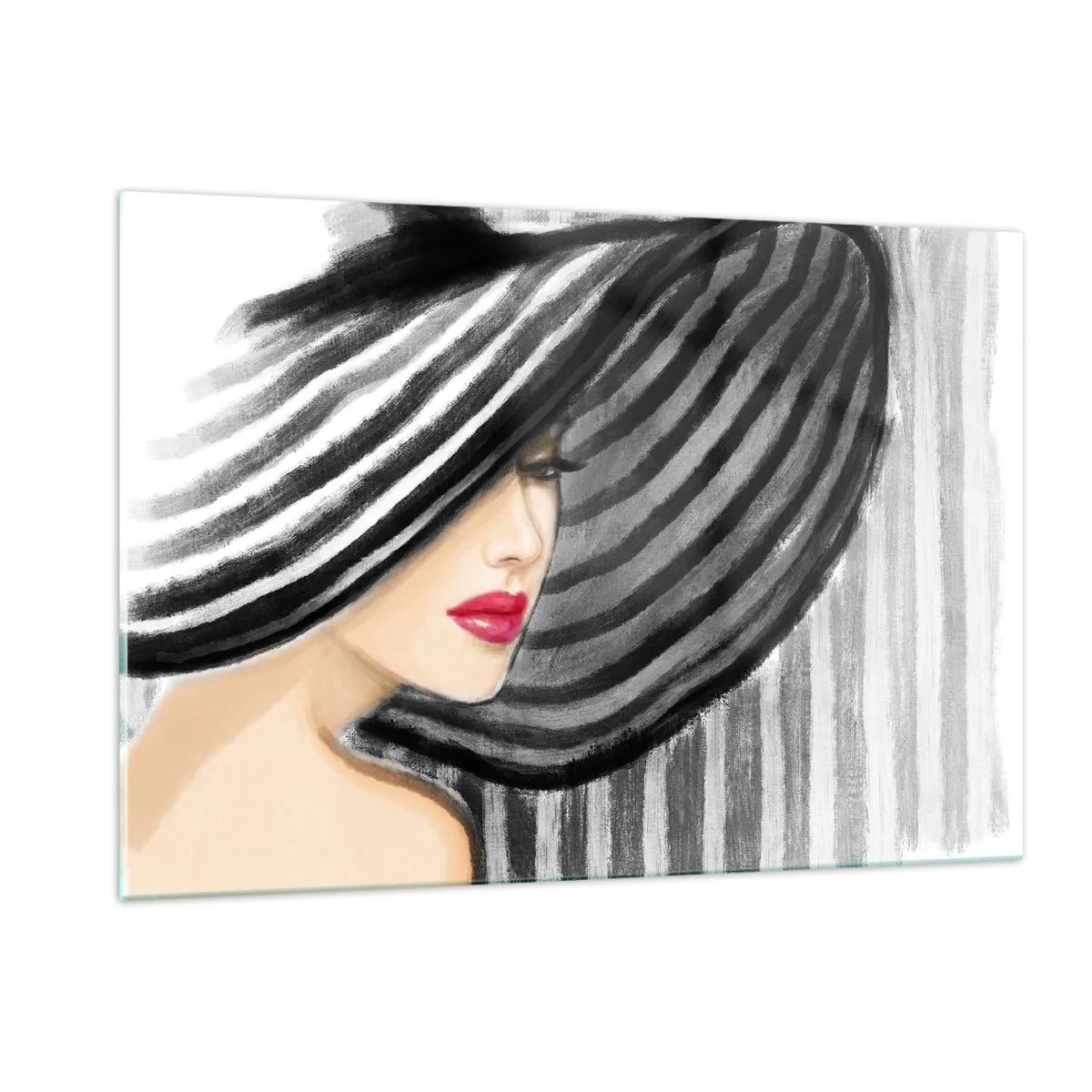 Glastavla - Bild på glas - Var hittar jag dig? - 120x80 cm