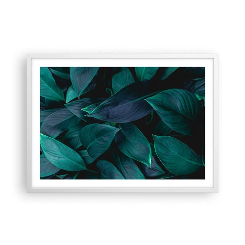 Affisch i vit ram - Grönskan själv - 70x50 cm