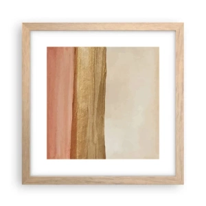 Affisch i ram av ljusek - Vertikal komposition - 30x30 cm