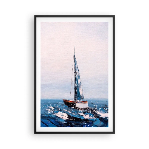 Affisch i svart ram - Vindens broderskap - 61x91 cm