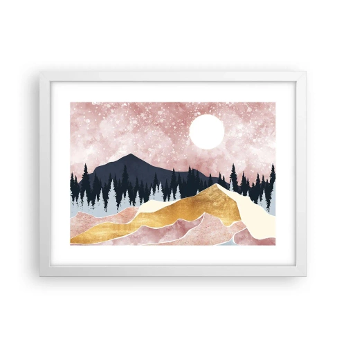 Affisch i vit ram - Nattvakt - 40x30 cm