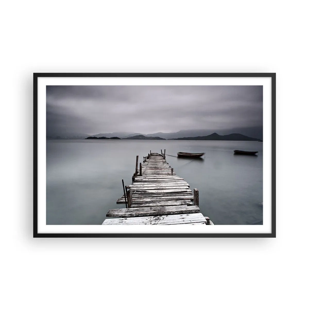 Affisch i svart ram - Imorgon kan du ge dig iväg - 91x61 cm