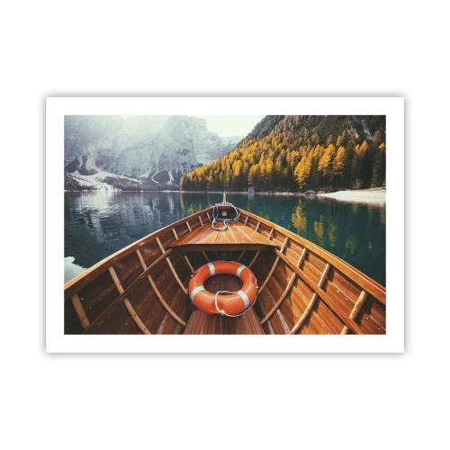 Affisch - Utflykt i fjällen - 70x50 cm