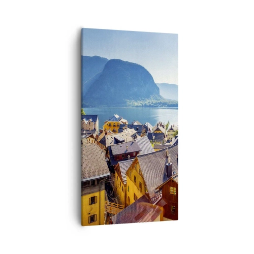 Canvastavla - Bild på duk - Mera pittoreskt blir det inte - 55x100 cm