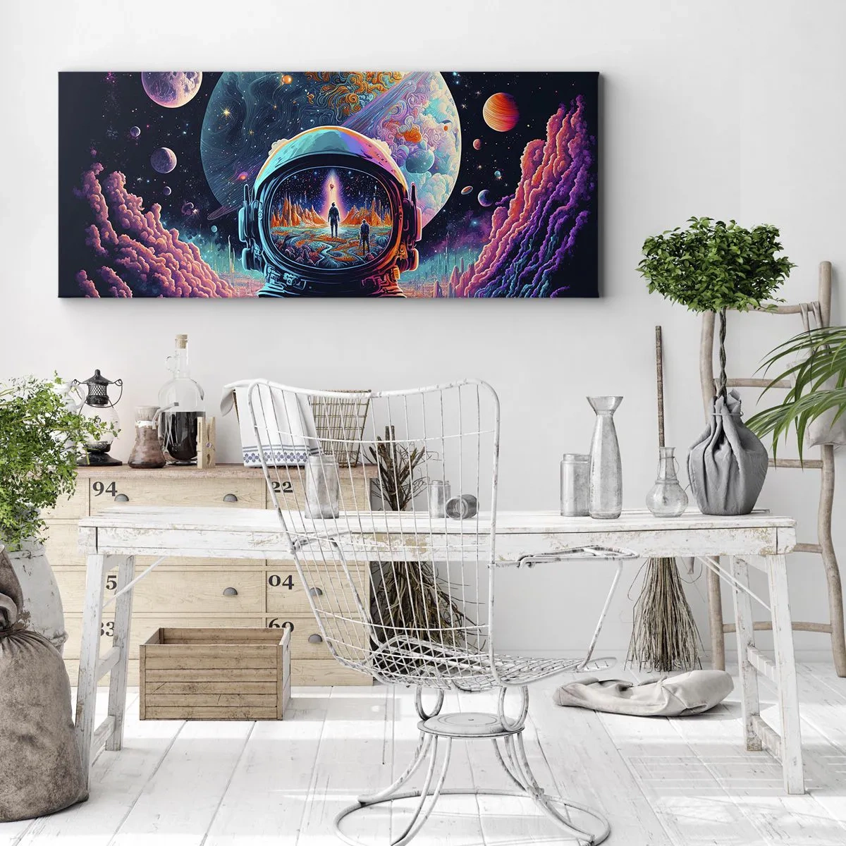 Canvastavla - Bild på duk - Filosofer har aldrig drömt - 100x40 cm