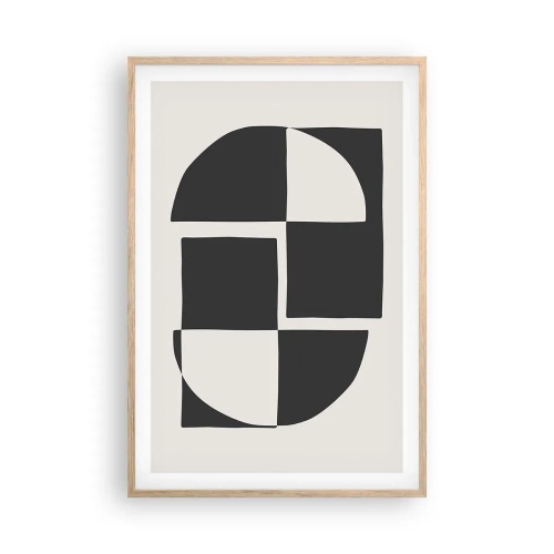 Affisch i ram av ljusek - Antites – syntes - 61x91 cm