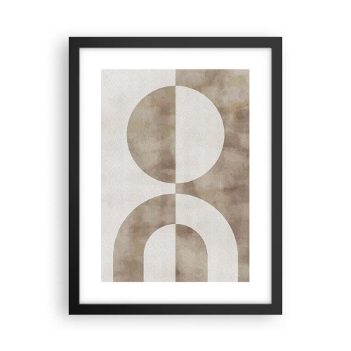 Affisch i svart ram - Likheter och skillnader - 30x40 cm