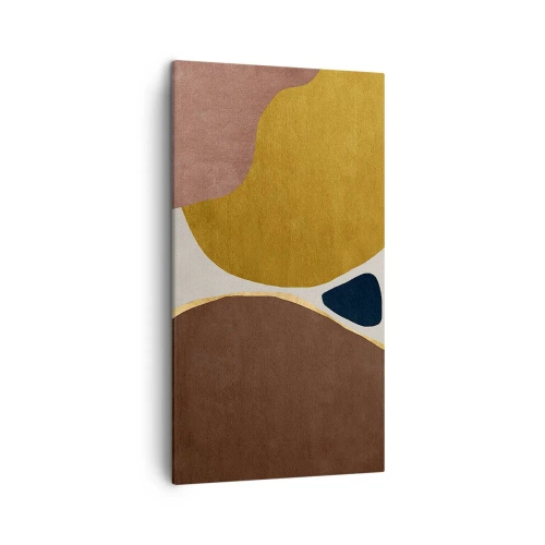 Canvastavla - Bild på duk - Abstraktion - en plats i rymden - 45x80 cm