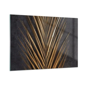 Glastavla - Bild på glas - Tropikens guld - 100x70 cm