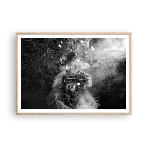 Affisch i ram av ljusek - Bara Moder - Natur - 100x70 cm