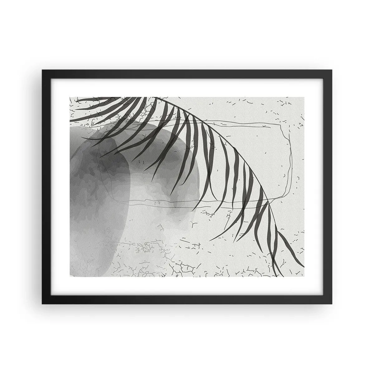 Affisch i svart ram - Den subtila exotismen i naturen - 50x40 cm