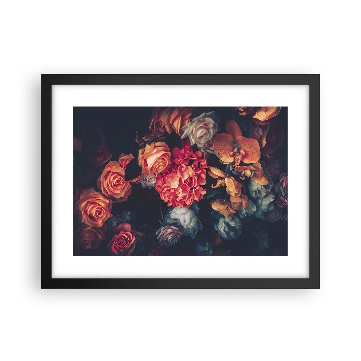 Affisch i svart ram - Som hos de holländska mästarna - 40x30 cm