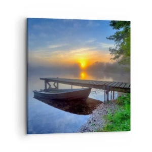 Canvastavla - Bild på duk - Det vanliga förvandlas till det magiska - 70x70 cm