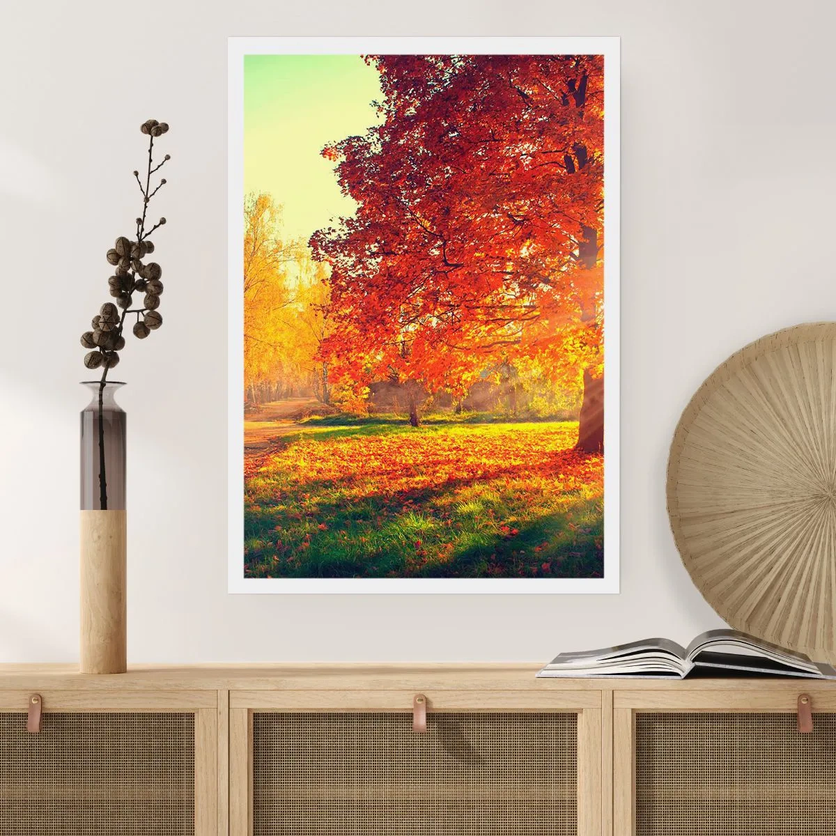 Affisch - Rött är vackert - 50x70 cm