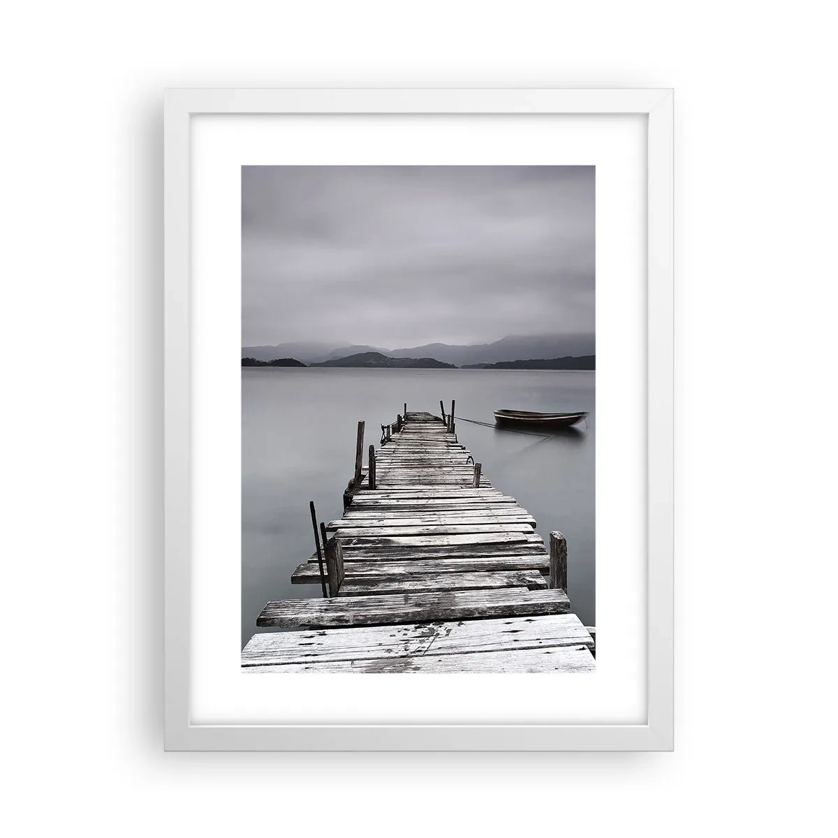 Affisch i vit ram - Imorgon kan du ge dig iväg - 30x40 cm