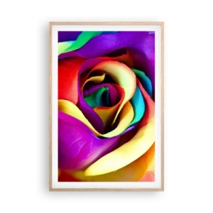 Affisch i ram av ljusek - Det är omöjligt - 61x91 cm