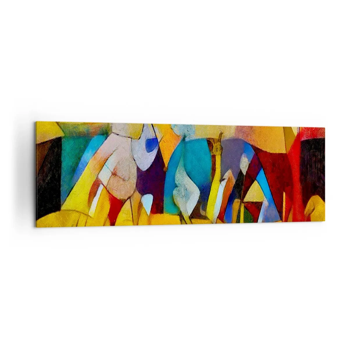 Canvastavla - Bild på duk - Sol - liv -glädje - 160x50 cm