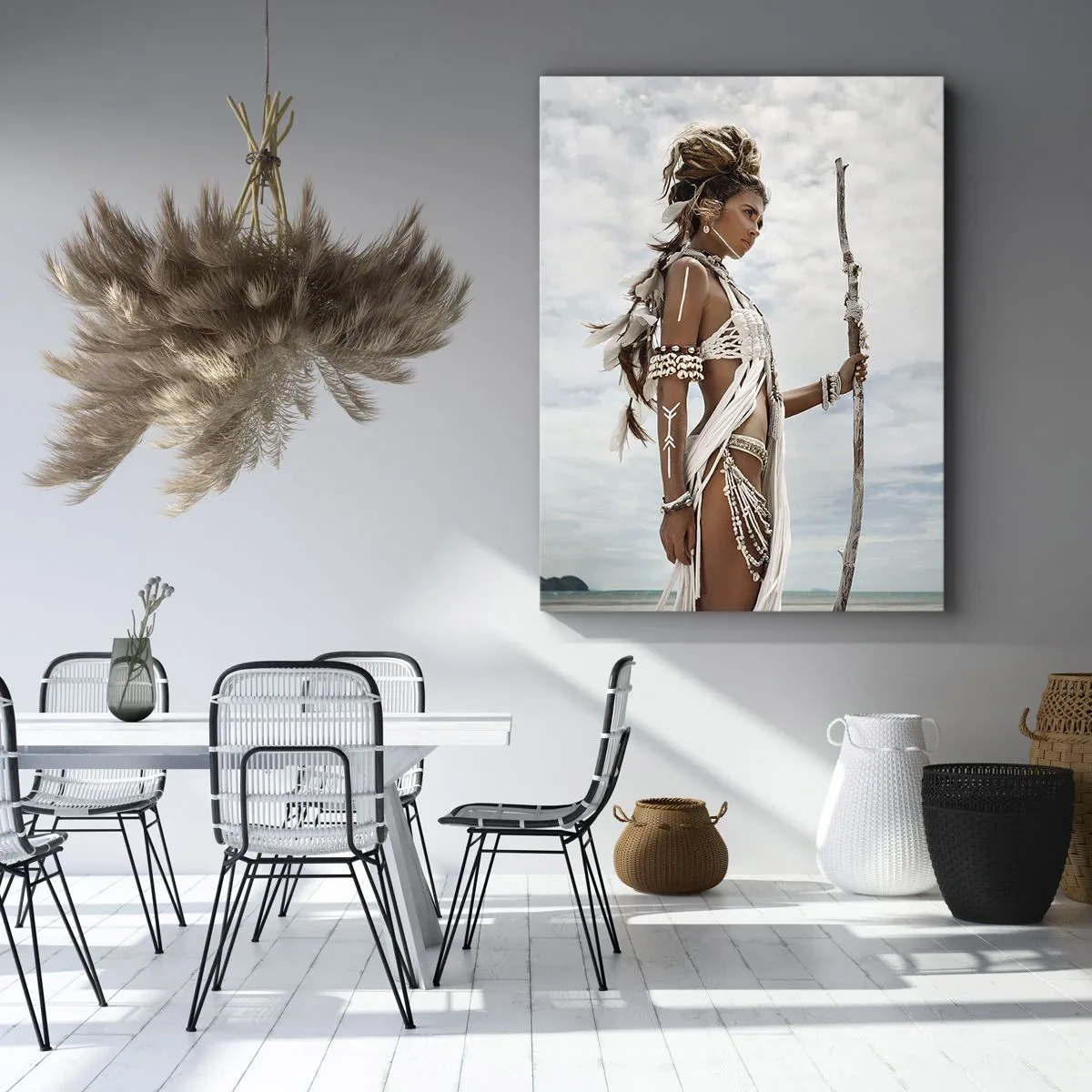 Canvastavla - Bild på duk - Tropikens drottning - 50x70 cm