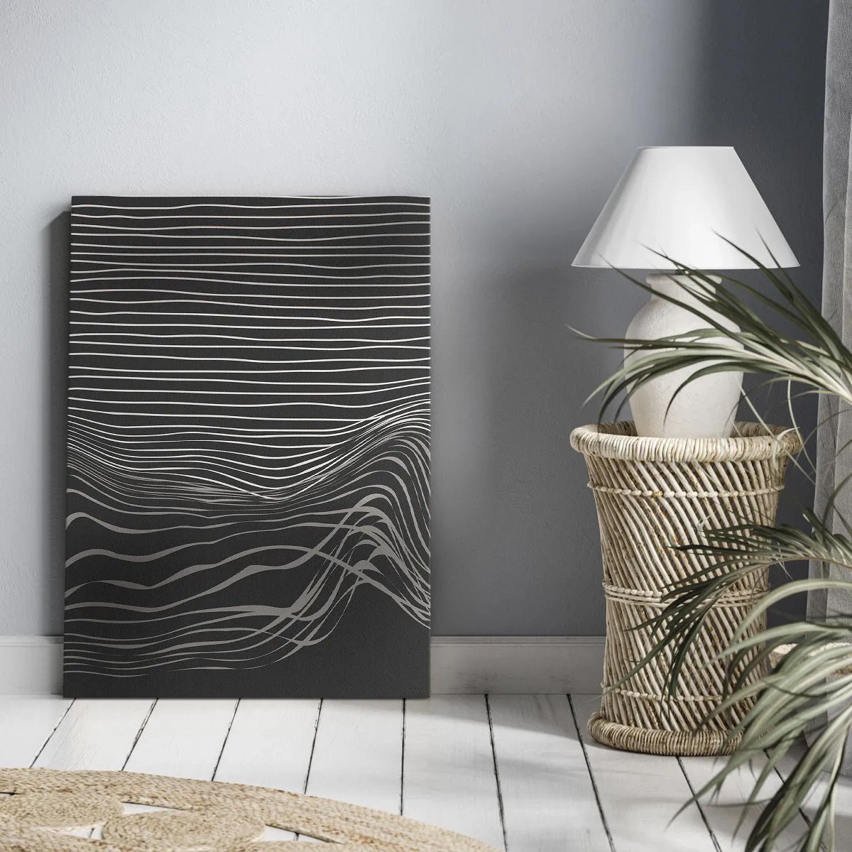 Canvastavla - Bild på duk - Rytm och accent - 80x120 cm