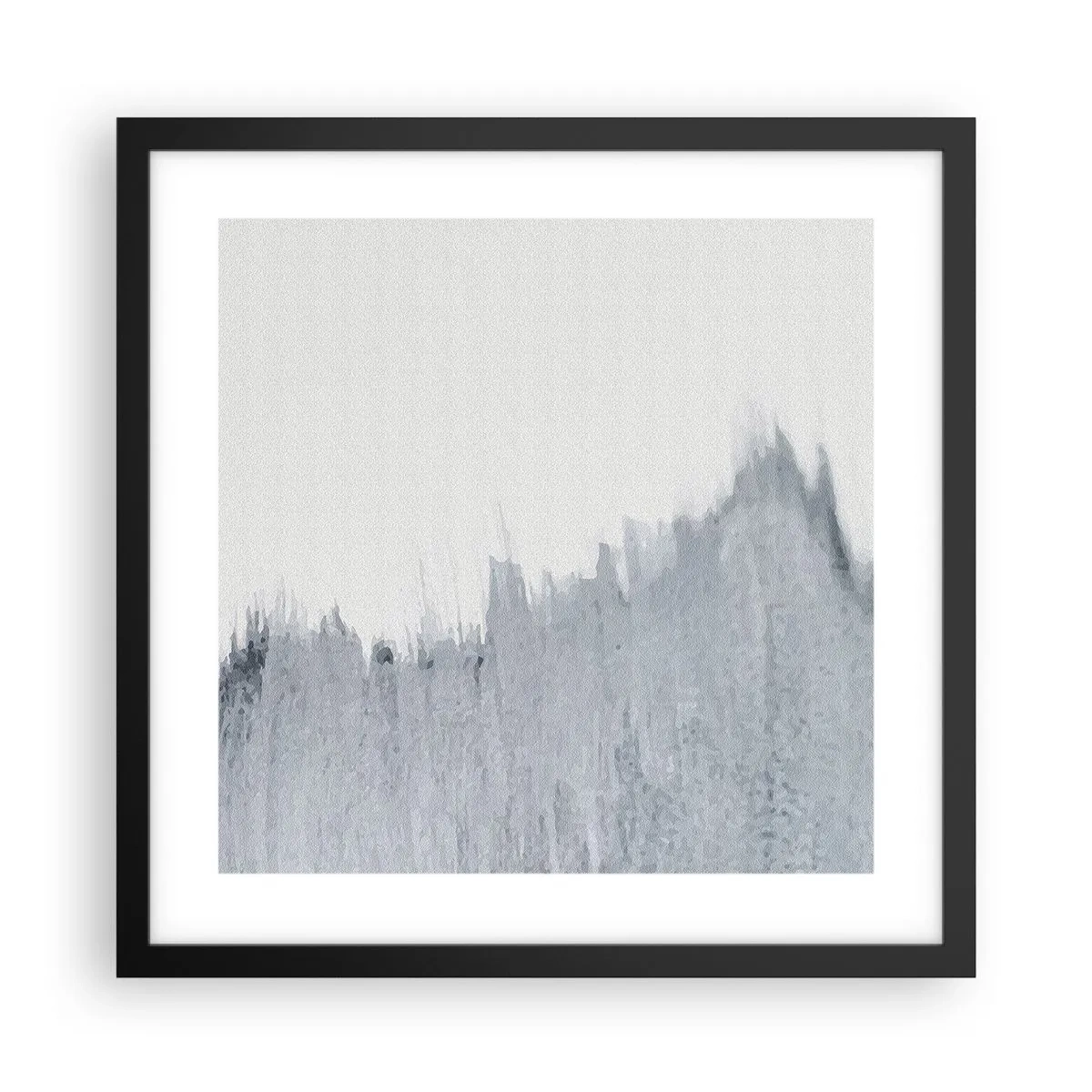 Affisch i svart ram - Mystisk skiva - 40x40 cm