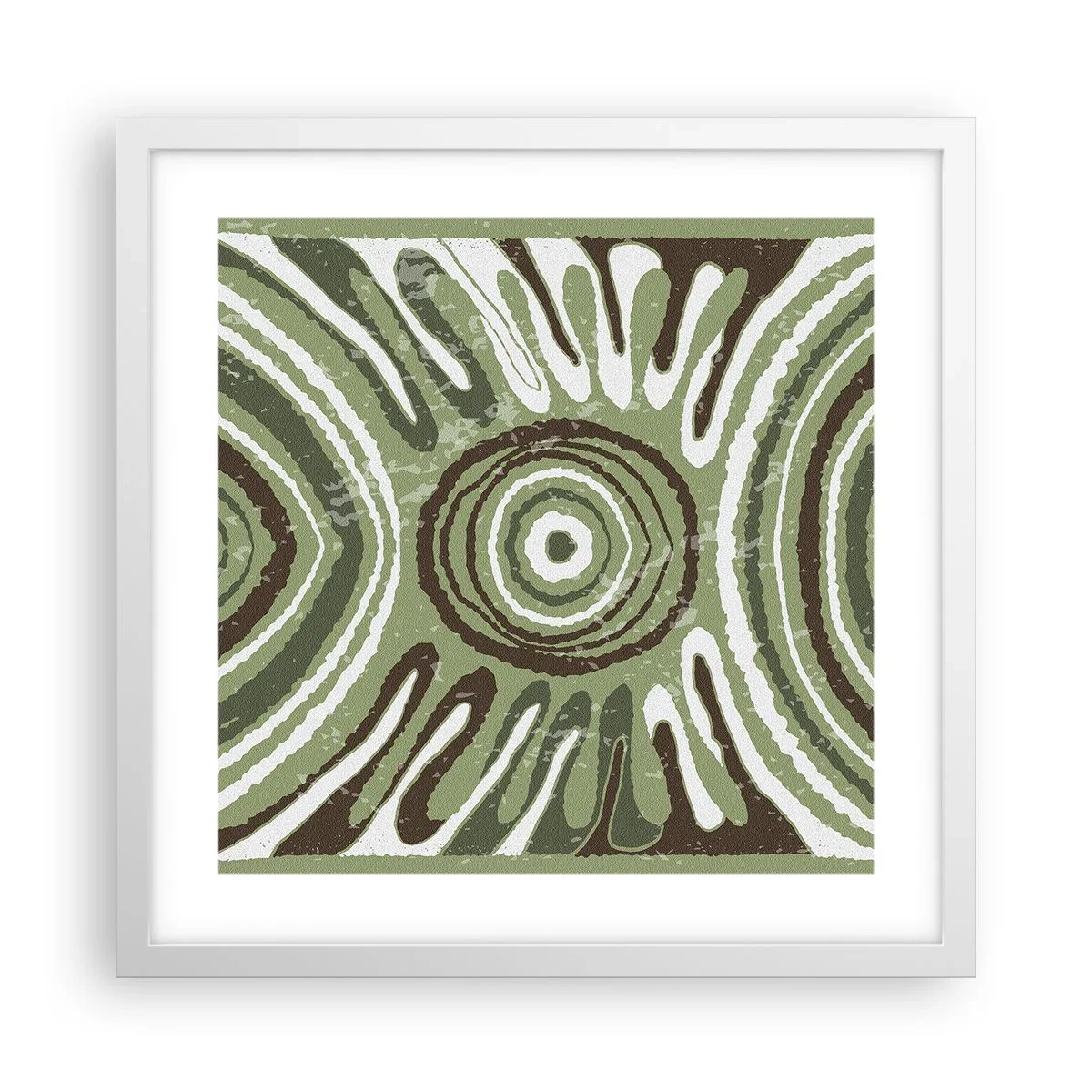 Affisch i vit ram - Explosion av känslor - 40x40 cm
