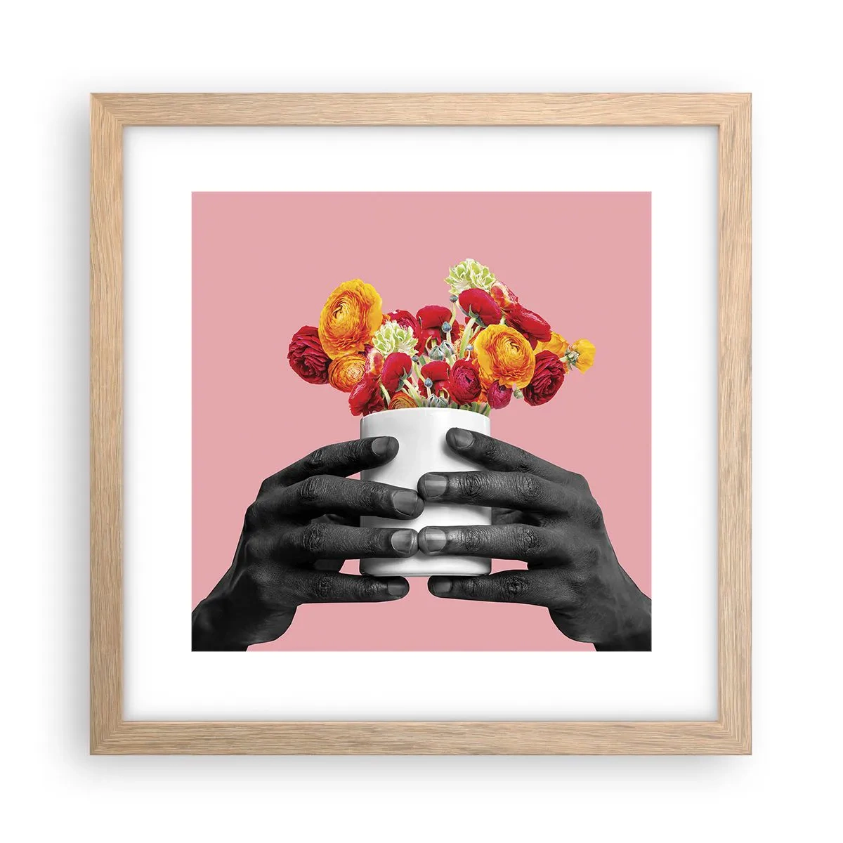 Affisch i ram av ljusek - Livets apoteos - 30x30 cm