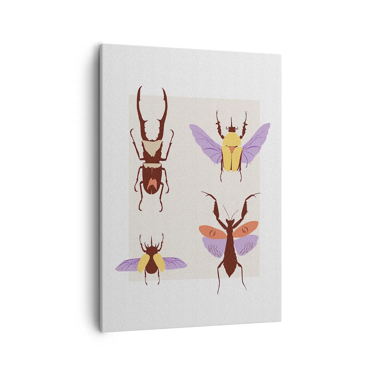 Canvastavla - Bild på duk - Insektsvärlden - 50x70 cm