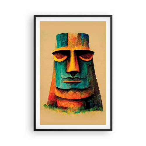 Affisch i svart ram - Statylik, men ändå sympatisk - 61x91 cm