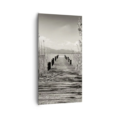 Canvastavla - Bild på duk - I gräsets fristad - 65x120 cm