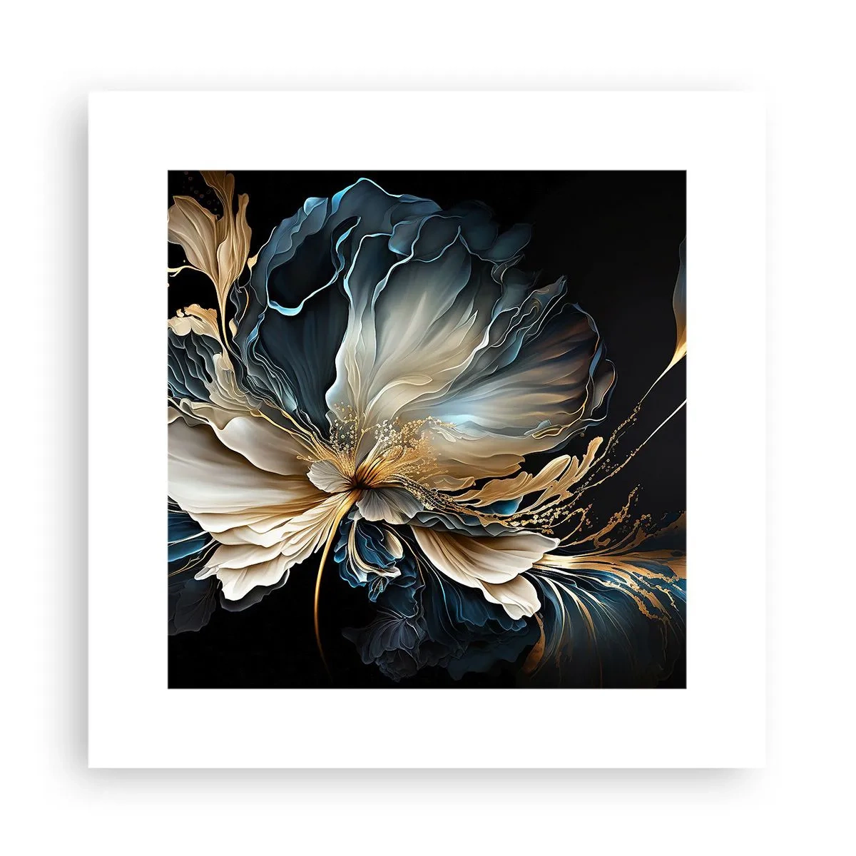 Affisch - Sagolik ormbunksblomma - 30x30 cm