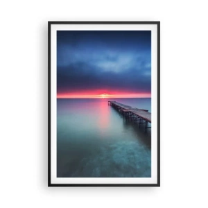 Affisch i svart ram - Mellan himlen och jorden - 61x91 cm