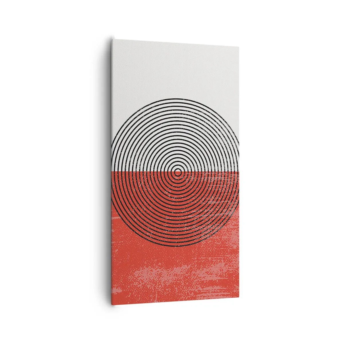 Canvastavla - Bild på duk - Mitt i prick - 65x120 cm