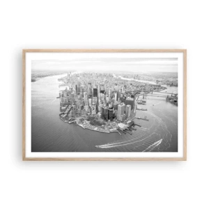 Affisch i ram av ljusek - Hur man inte älskar? - 91x61 cm