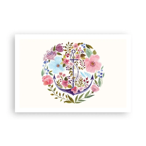 Affisch - En seglares goda sömn - 91x61 cm