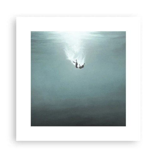 Affisch - I havets famn - 30x30 cm