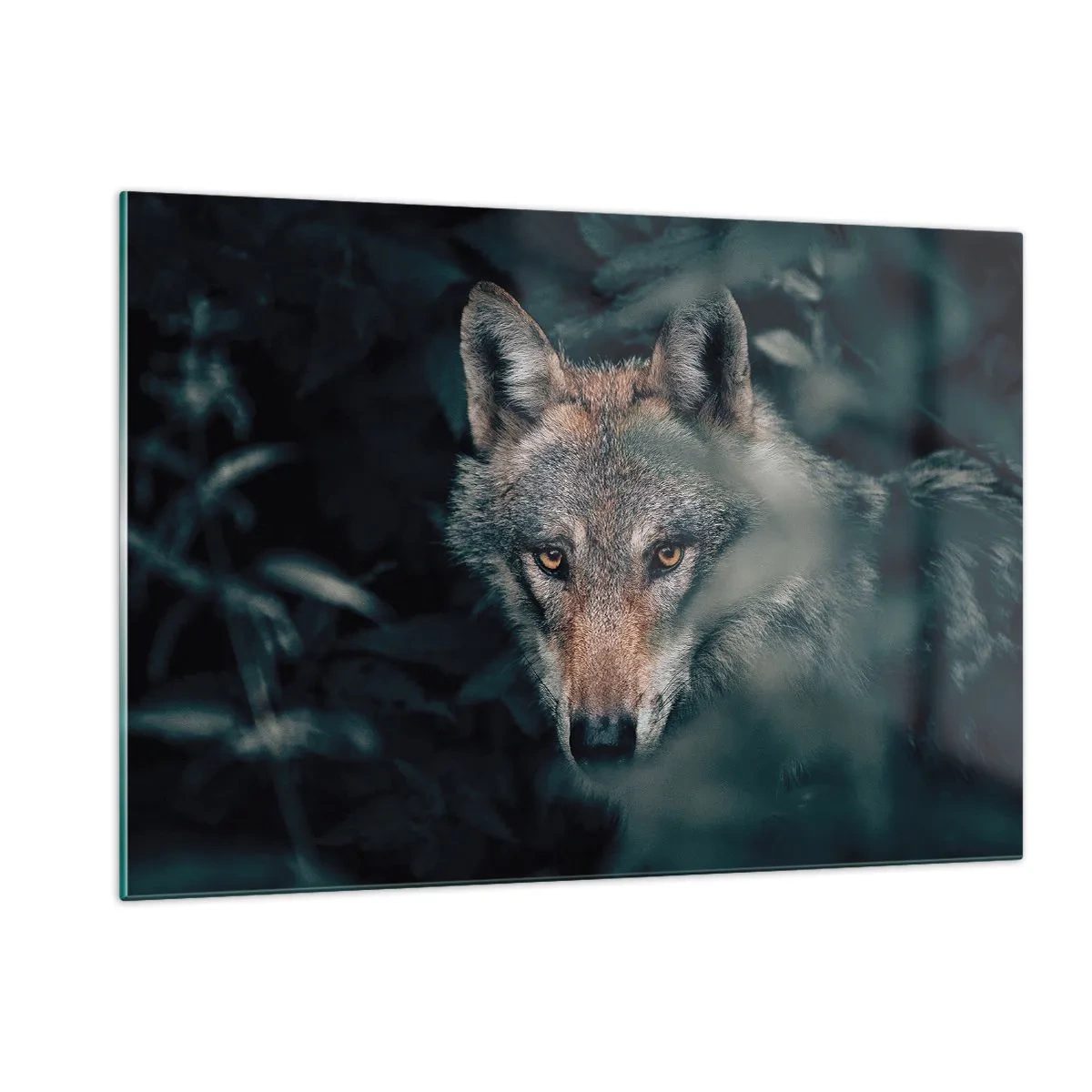 Glastavla - Bild på glas - Jägare - 120x80 cm