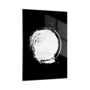 Glastavla - Bild på glas - Den goda vägen ut - 50x70 cm