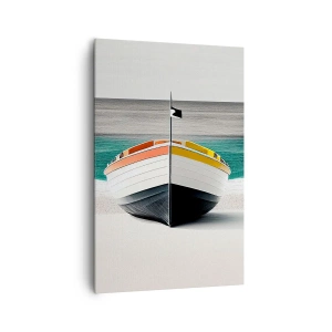 Canvastavla - Bild på duk - På sin plats - 80x120 cm