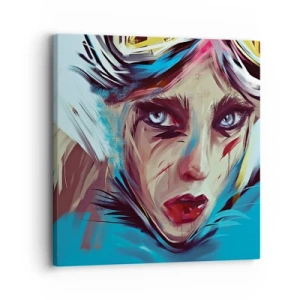 Canvastavla - Bild på duk - Vägkämpe - 30x30 cm