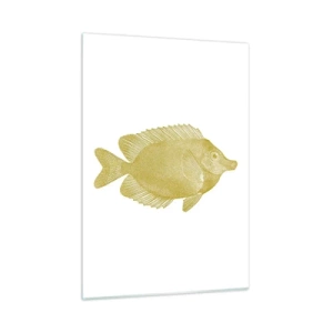 Glastavla - Bild på glas - Fisk och det är allt - 50x70 cm