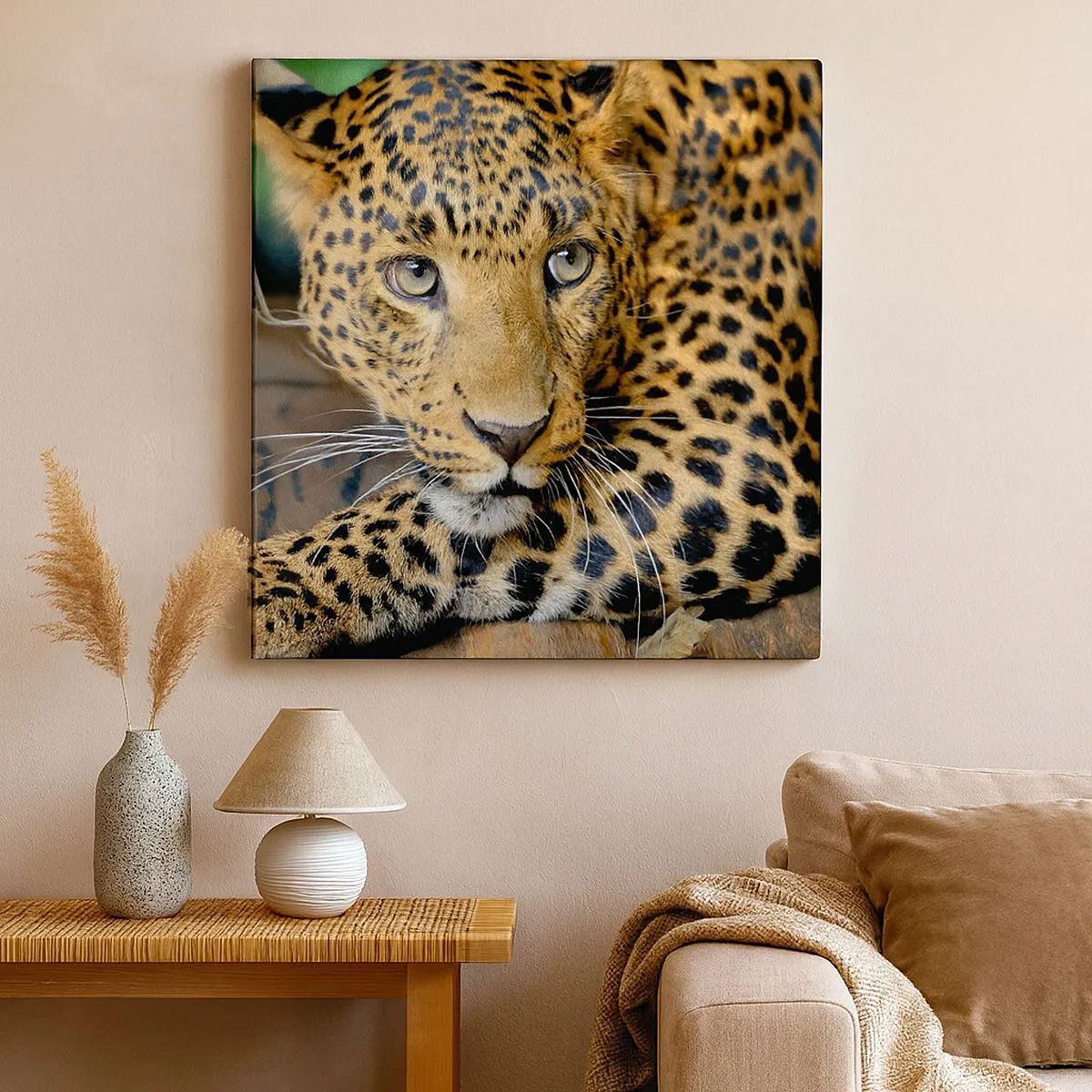 Canvastavla - Bild på duk - Var inte rädd, kom fram - 30x30 cm