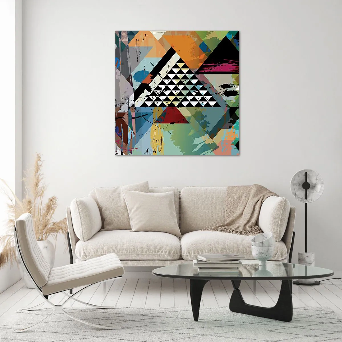 Glastavla - Bild på glas - Det är så enkelt - 40x40 cm