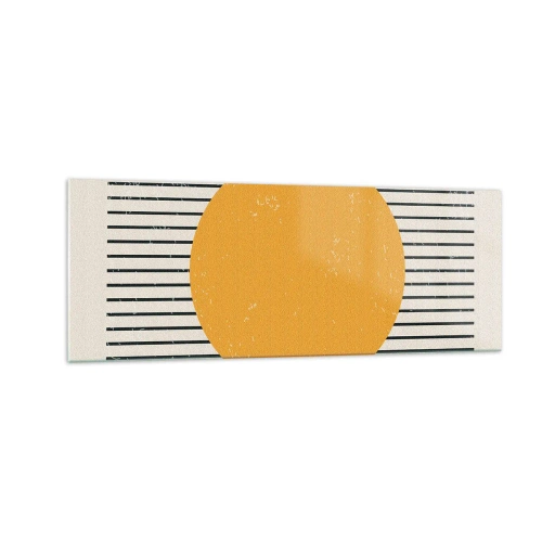 Glastavla - Bild på glas - Enkelhetens kraft - 140x50 cm