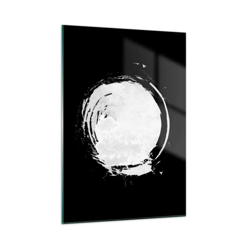 Glastavla - Bild på glas - Den goda vägen ut - 50x70 cm