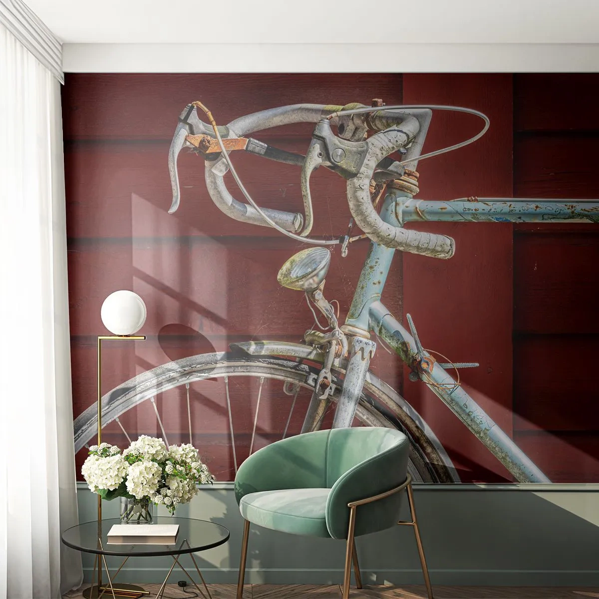 Fototapet Premium Canvas - Skapad för segrar - Cykel, Retro, Cykling - 400x280 cm